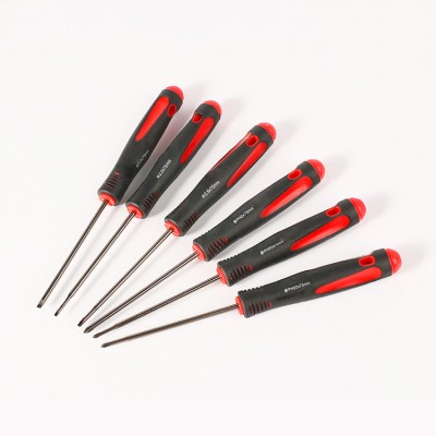 small 6pcs precision screw driver set with soft handle pocket packing tool set for xiaomi repair